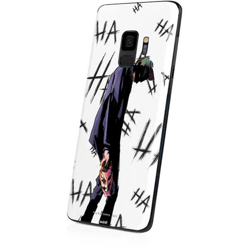 DC Comics The Joker HAHAHA Walking Galaxy S9 Skin